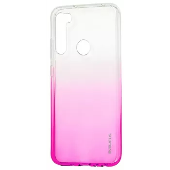 Evelatus funda TPU degradada para Xiaomi Redmi Note 8 / Redmi Note 8 2021 - Rojo rosado