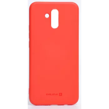 EVELATUS Funda de Silicona para Huawei Mate 20 Lite Roja