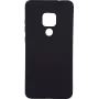 Evelatus Funda trasera de silicona suave para Huawei Mate 20 Negro