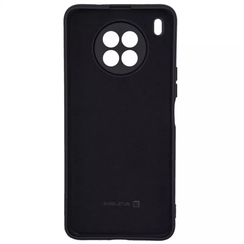 Evelatus Huawei Nova 8i Funda de silicona Soft Nano Soft Touch TPU Negra