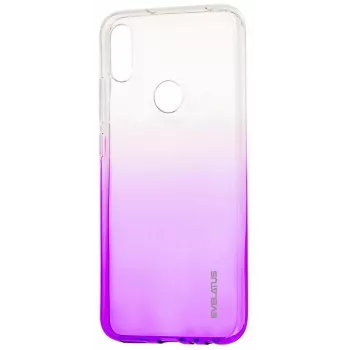Evelatus Huawei P Smart 2019 Funda TPU degradada lila