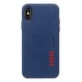 EVELATUS Funda de silicona Shooter para Huawei P Smart 2019 azul