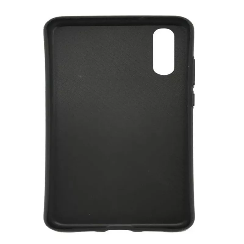Evelatus Funda TPU con placa metálica para soporte magnético de móvil para Huawei P20 Lite, negra