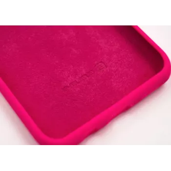 Evelatus Funda de silicona Premium Soft Touch - Candy Pink para Huawei P30 Lite