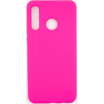 Evelatus Funda de silicona Premium Soft Touch - Candy Pink para Huawei P30 Lite