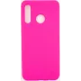 Evelatus Funda de silicona Premium Soft Touch - Candy Pink para Huawei P30 Lite