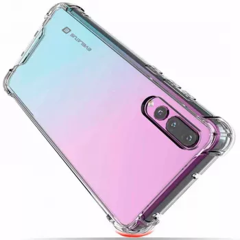 Funda de silicona TPU con protección militar antiimpactos para Huawei P30 Evelatus transparente