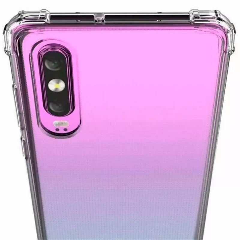 Funda de silicona TPU con protección militar antiimpactos para Huawei P30 Evelatus transparente