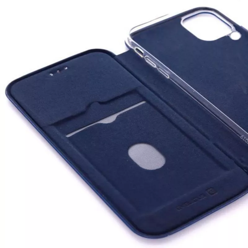 Evelatus funda tipo libro para Huawei P40 Lite azul oscuro