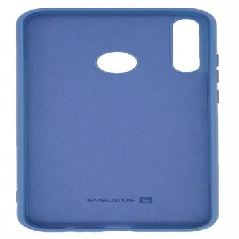 Evelatus Huawei P40 Lite E Funda de silicona Soft Touch azul