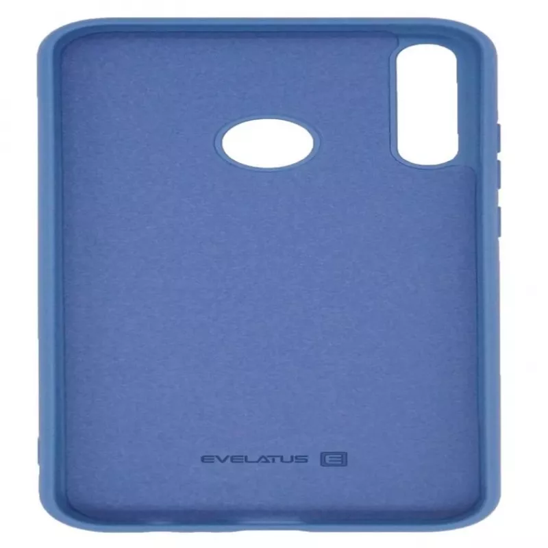 Evelatus Huawei P40 Lite E Funda de silicona Soft Touch azul