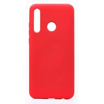 Evelatus Huawei P40 Lite E Funda de silicona Soft Touch roja