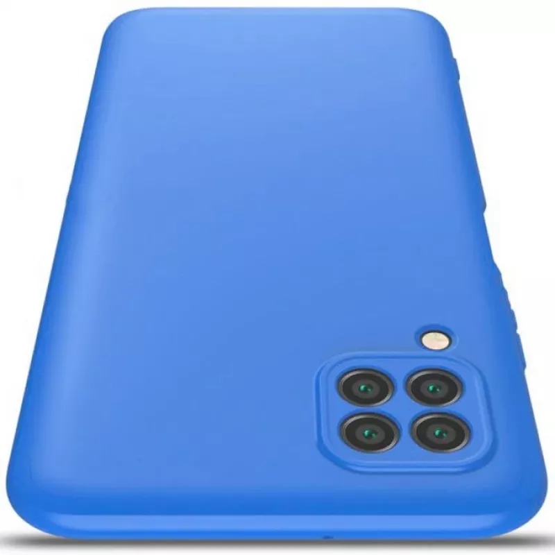 EVELATUS Huawei P40 Lite Funda de silicona Nano Soft Touch TPU Azul
