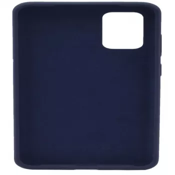 Evelatus Huawei P40 Funda de silicona Premium Soft Touch Azul medianoche