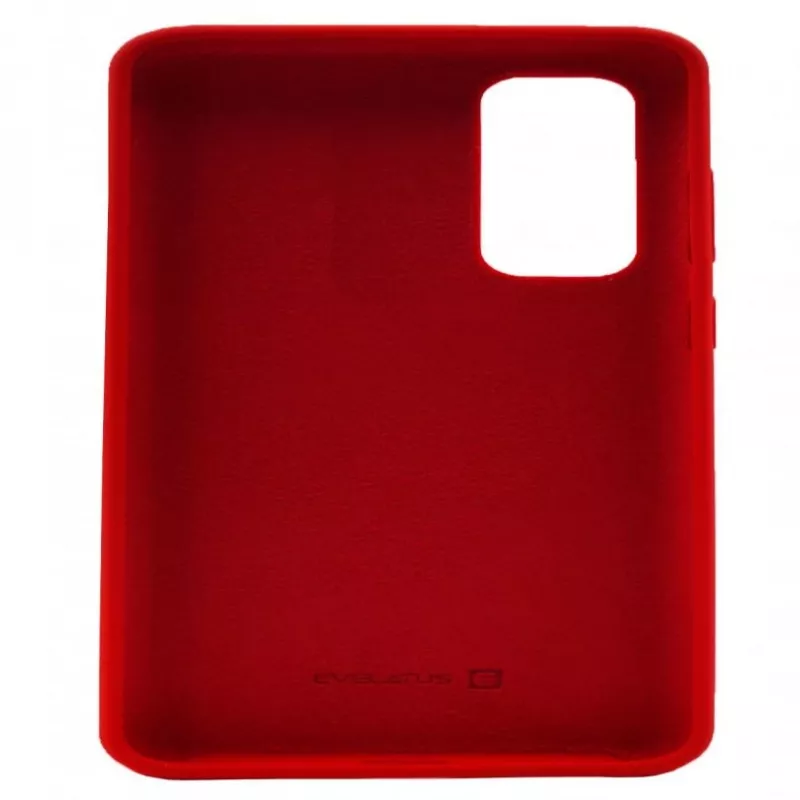 Evelatus Funda de silicona Premium Soft Touch para Huawei P40 roja