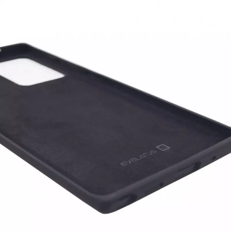 Evelatus Funda de silicona Premium Soft Touch para Huawei P40 Pro negra