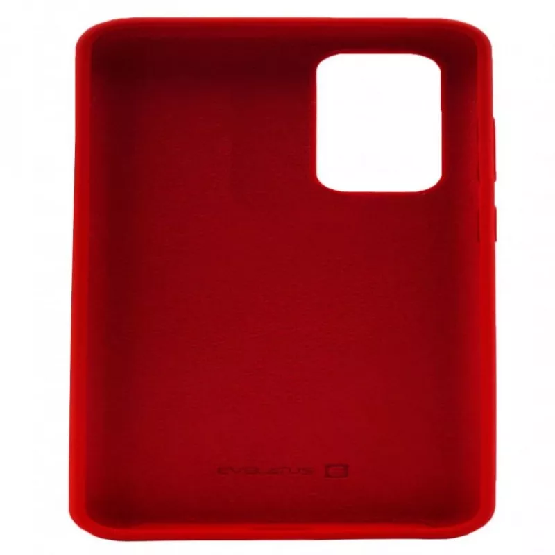 Evelatus Huawei P40 Pro Funda de silicona Premium Soft Touch Roja