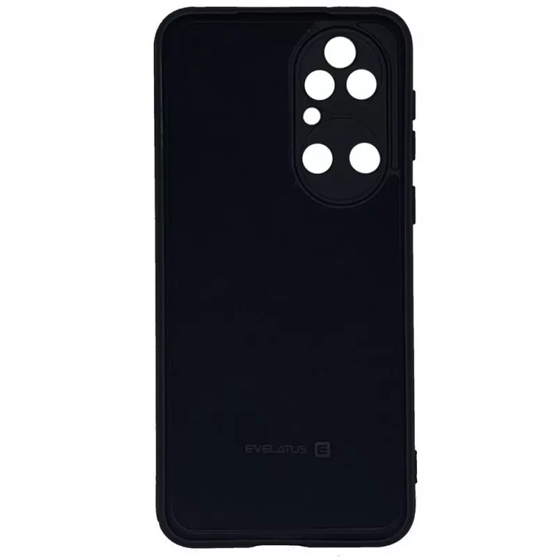 Evelatus Huawei P50 Funda de silicona nano Soft Touch TPU negra