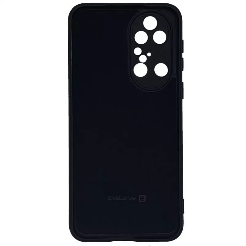 Evelatus Huawei P50 Pro Funda de silicona nano Soft Touch TPU negra