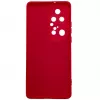 Evelatus Huawei P50 Pro Funda Nano Silicona Soft Touch TPU Rojo