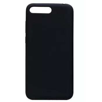 Evelatus Huawei Y6 2018 Funda de silicona Nano Soft Touch TPU Negra