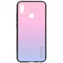 Evelatus Huawei Y6 2019 Funda Cristal Degradado 2 Bubble Gum