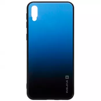 Evelatus Huawei Y6 2019 Funda Cristal Degradado 7 Sea Depth