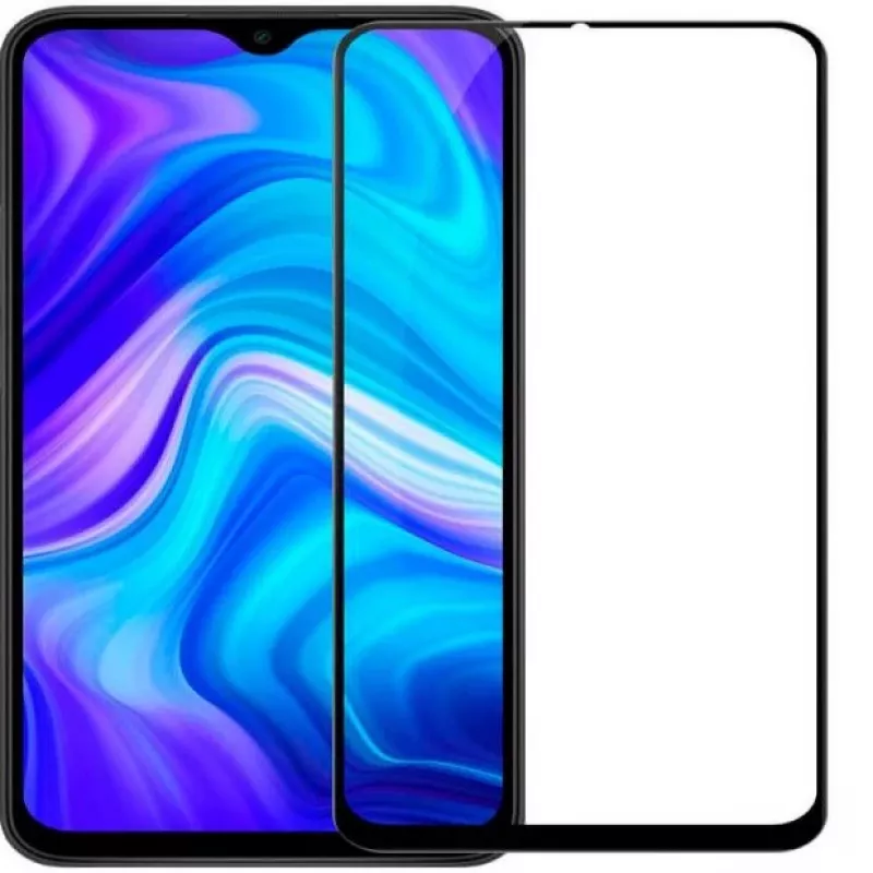 Protector de pantalla 2.5D Full Cover Japan Glue Glass Anti-Static para Huawei Y6p (2020)