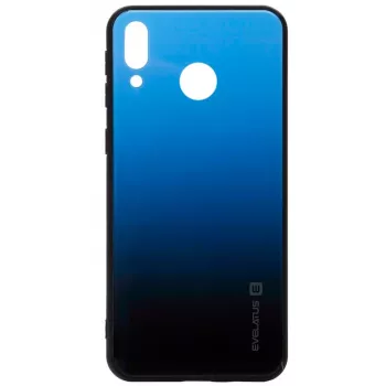 Evelatus Huawei Y7 2019 Funda de cristal degradado 7 Sea Depth