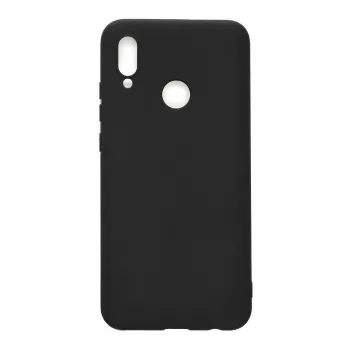 Evelatus Huawei Y7 2019 funda de nano silicona Soft Touch TPU negra