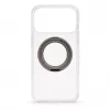 Evelatus Funda híbrida con MagSafe y soporte metálico 360° para iPhone 17 Pro Max, transparente