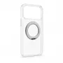 Evelatus Funda híbrida con MagSafe y soporte metálico 360° para iPhone 17 Pro Max, transparente