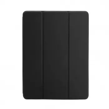 Evelatus Funda para tablet iPad 10.2 con microfibra imitación interior Negra
