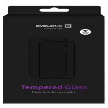 Protector de pantalla EVELATUS para LG V40 2.5D Full Cover Japan Glue Glass antiestático