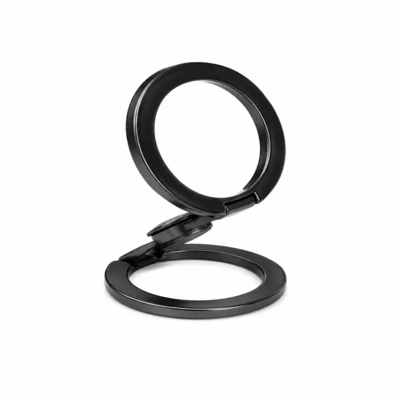 Evelatus Soporte anillo metálico magnético para teléfono Negro