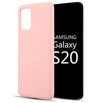 Funda de silicona Nano Evelatus para Samsung Galaxy S20 - TPU Soft Touch, beige