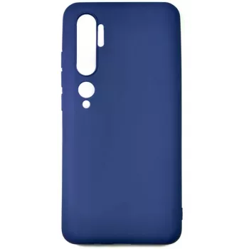 Evelatus Funda de silicona Nano para Xiaomi Mi Note 10 / Mi Note 10 Pro - Soft Touch TPU, azul oscuro
