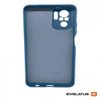 Evelatus Funda de silicona Nano para Xiaomi Redmi Note 10 / Note 10S - Azul marino