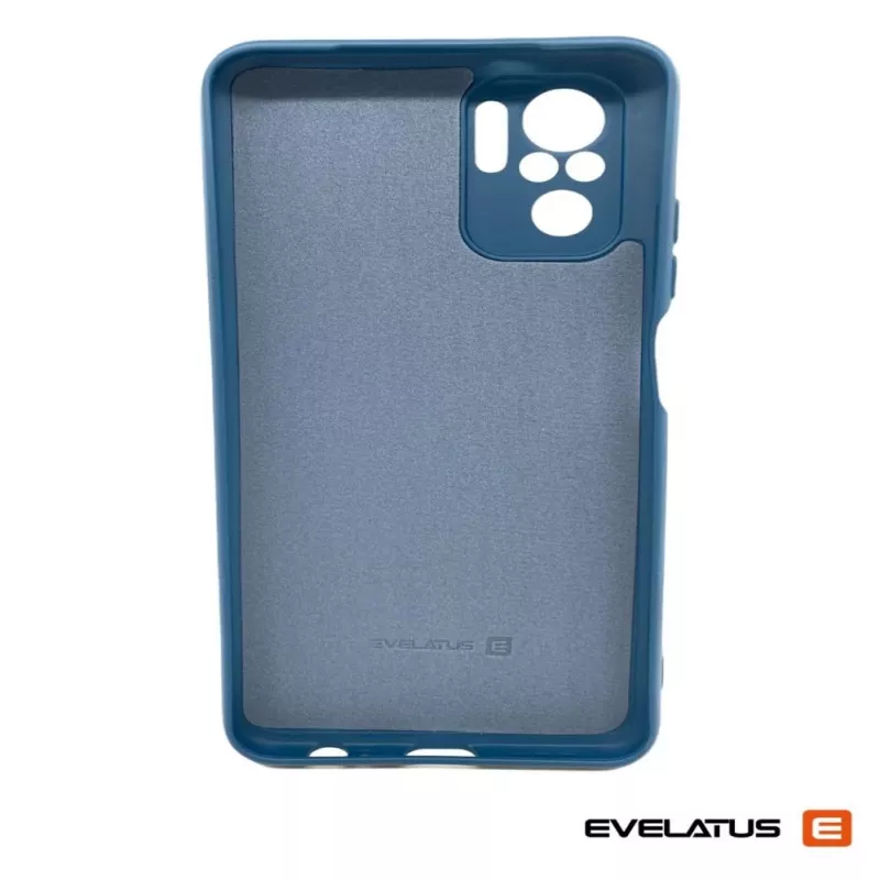 Evelatus Funda de silicona Nano para Xiaomi Redmi Note 10 / Note 10S - Azul marino
