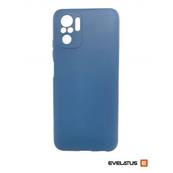 Evelatus Funda de silicona Nano para Xiaomi Redmi Note 10 / Note 10S - Azul marino