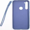 Evelatus funda de nano silicona Soft Touch TPU para Xiaomi Redmi Note 8 / Redmi Note 8 2021 - Azul oscuro