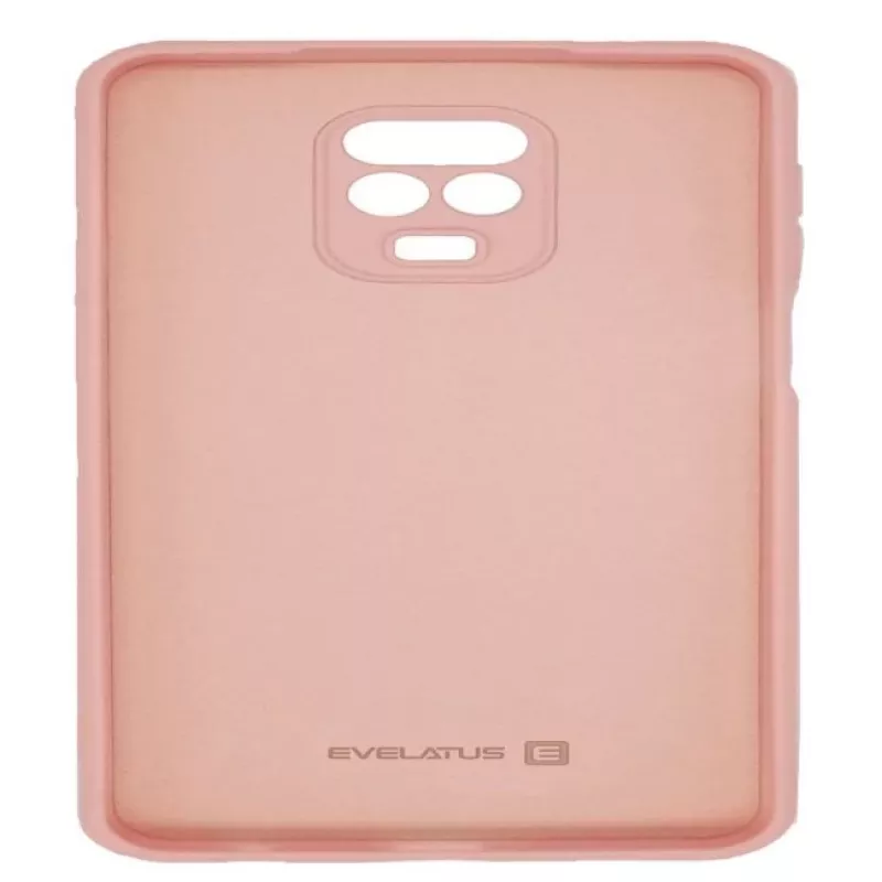 Funda de silicona Nano Soft Touch TPU Evelatus para Xiaomi Redmi Note 9 Pro / Redmi Note 9S - Beige