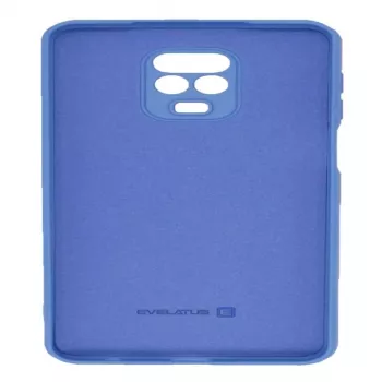 Evelatus Funda de silicona Nano Soft Touch TPU para Xiaomi Redmi Note 9 Pro / Redmi Note 9S - Azul