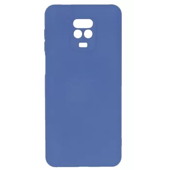 Evelatus Funda de silicona Nano Soft Touch TPU para Xiaomi Redmi Note 9 Pro / Redmi Note 9S - Azul