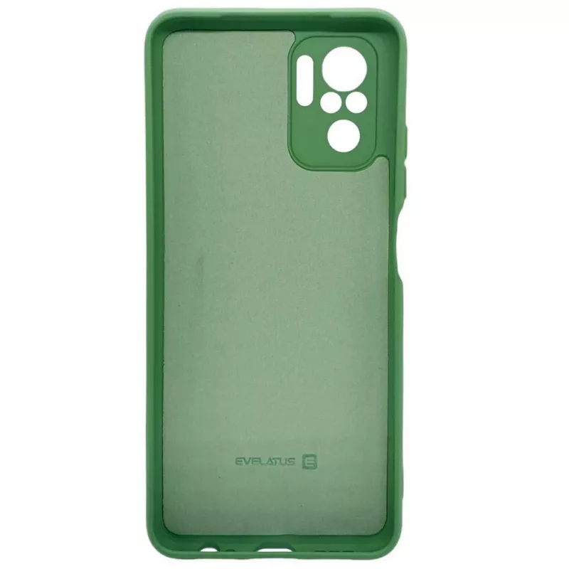 Evelatus Funda Nano Silicone Soft Touch TPU Verde para Xiaomi Redmi Note 10 / Note 10S
