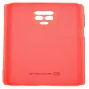 Evelatus Funda de silicona nano Soft Touch TPU roja para Xiaomi Redmi Note 9 Pro / Redmi Note 9S