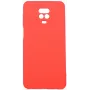 Evelatus Funda de silicona nano Soft Touch TPU roja para Xiaomi Redmi Note 9 Pro / Redmi Note 9S