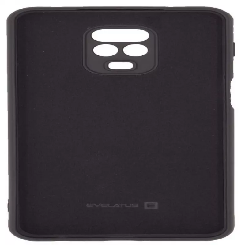 Evelatus Funda Nano Silicona Soft Touch TPU para Xiaomi Redmi Note 9 Pro / Redmi Note 9S - Negra