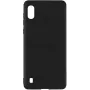 Evelatus Trasera de silicona Soft Touch para Samsung A10 negra
