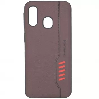 Evelatus Funda Shooter marrón para Samsung A40